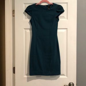 Great teal work dress!
